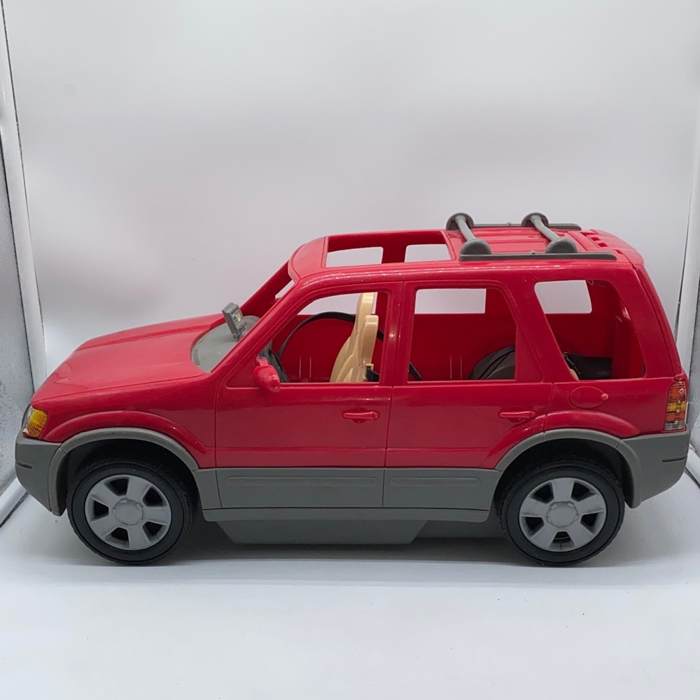 Vintage Barbie Ford Escape SUV Vehicle Red Gray 16 inch